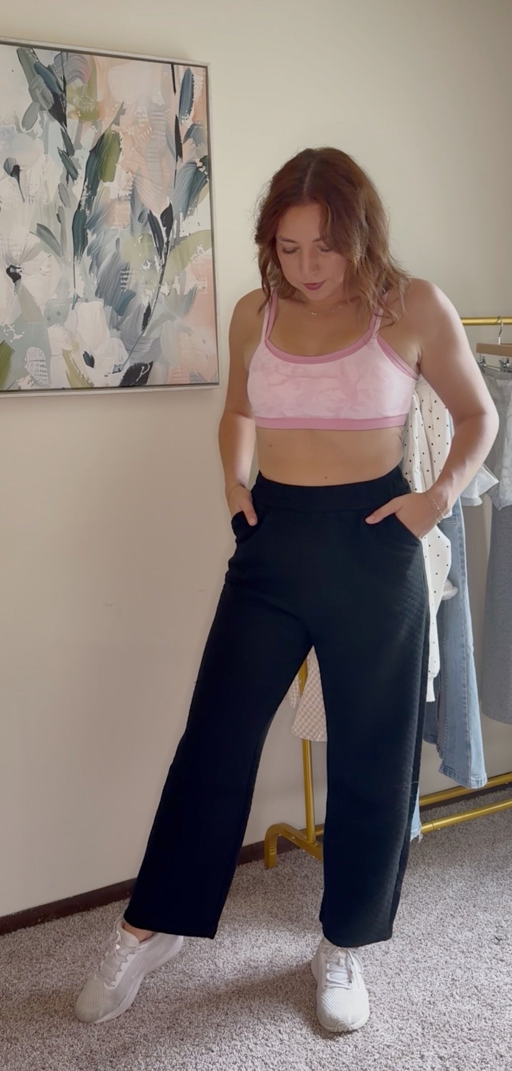 Logan Quilted Wide Leg Pant