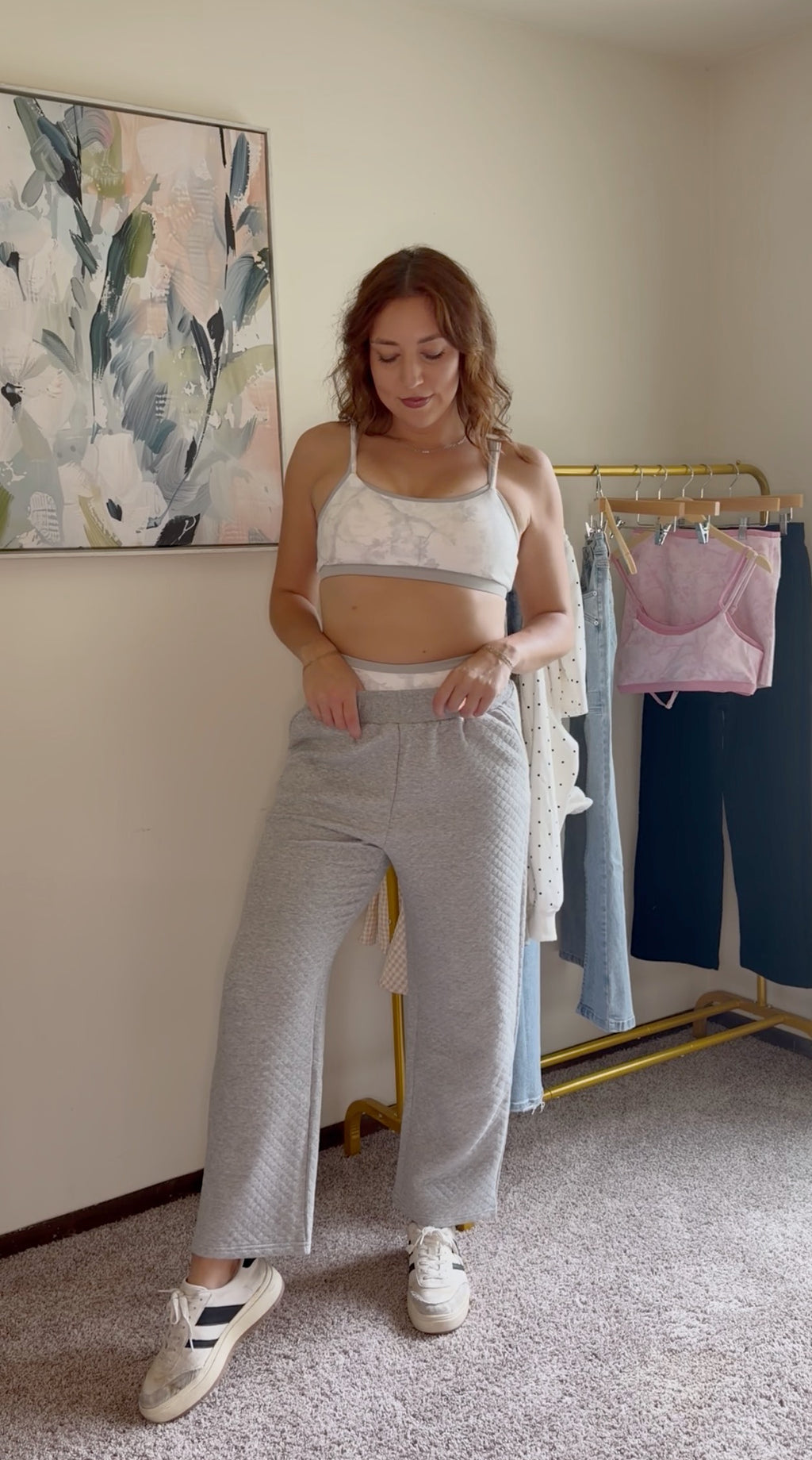Logan Quilted Wide Leg Pant