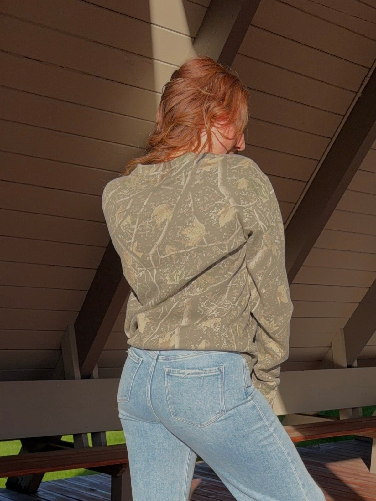 Camouflage "Pray" Crewneck