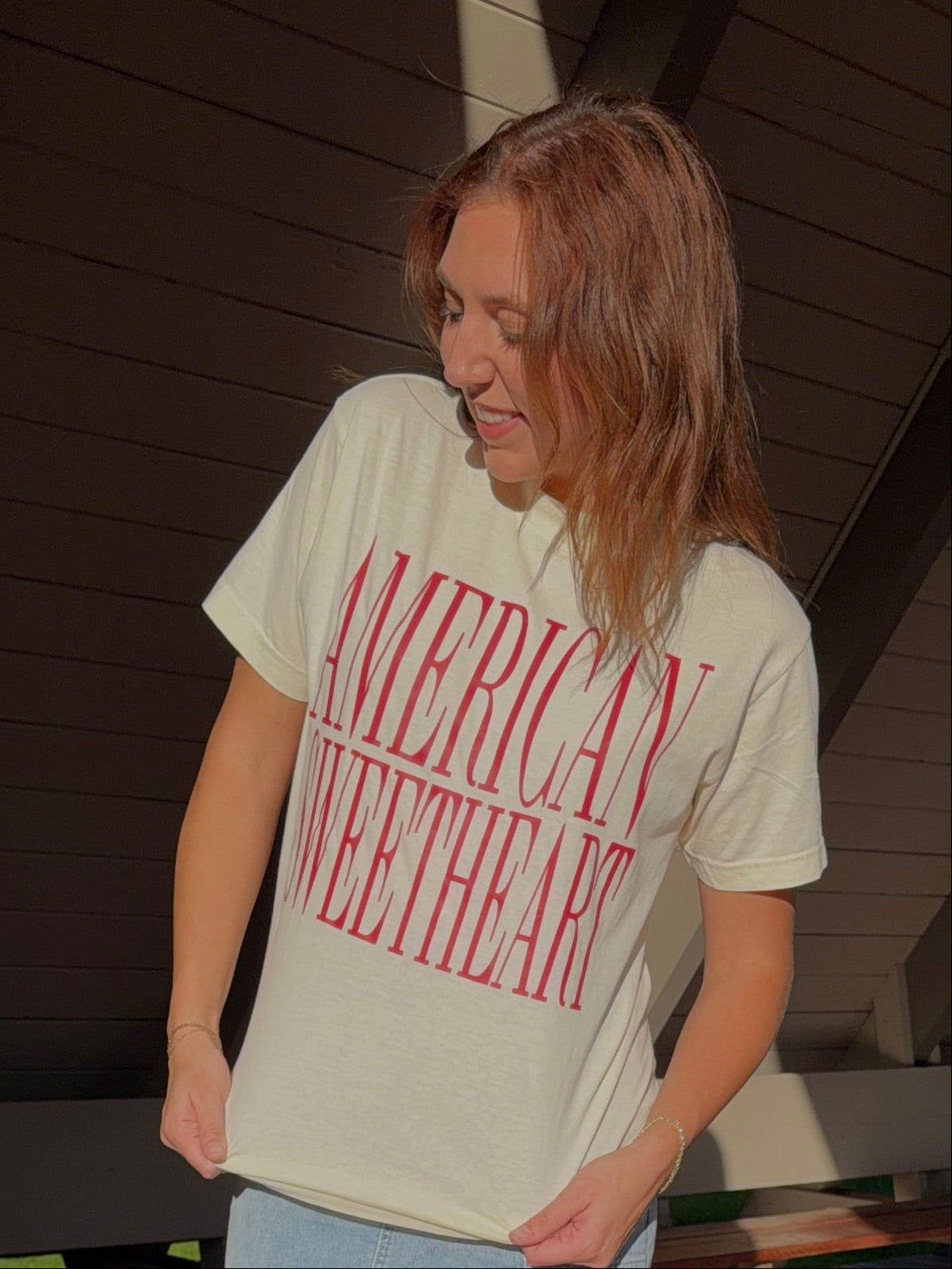 American Sweetheart Boxy Tee Shirt
